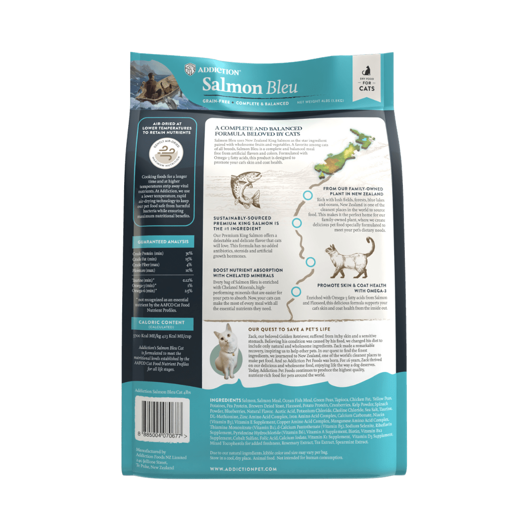 無榖帝王鮭魚貓糧1.8kg, 4.5kg - AF70677 - ADDICTION愛德勝