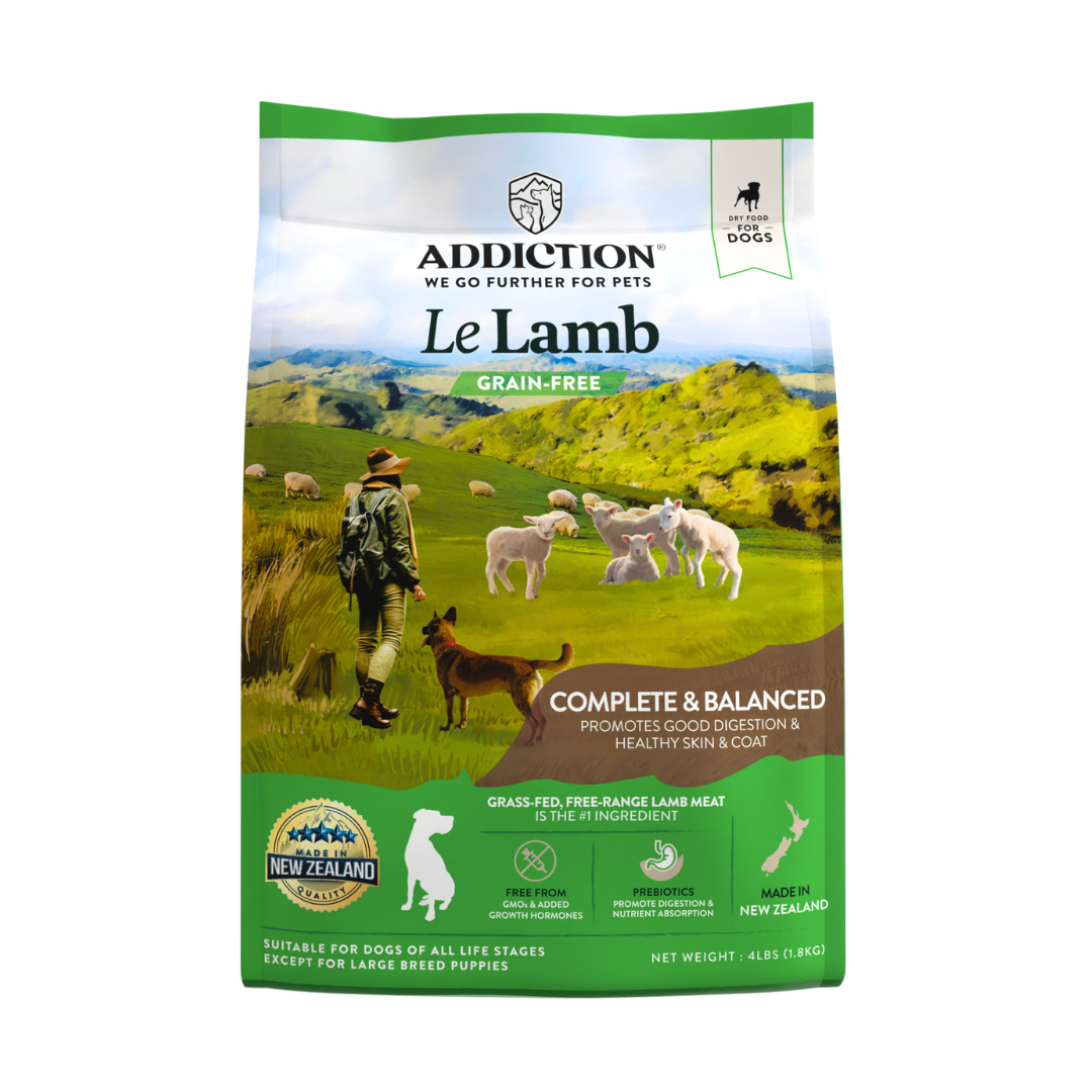 無榖放牧羊肉犬糧1.8kg , 9kg , 15kg - AF70691 - ADDICTION愛德勝