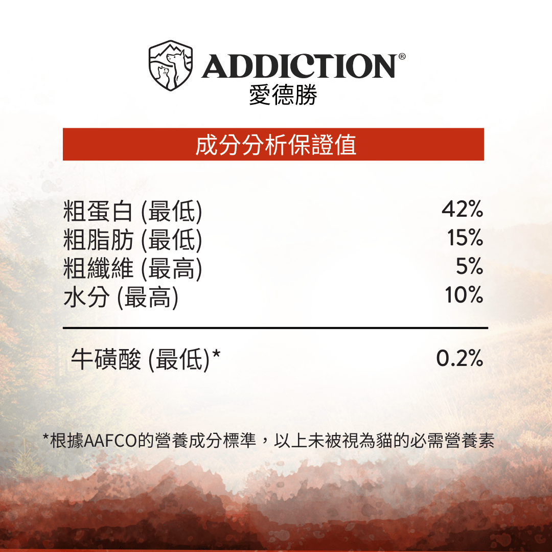 珍島系列森林紅肉貓糧1.8kg，4.5kg - WI79298 - ADDICTION愛德勝