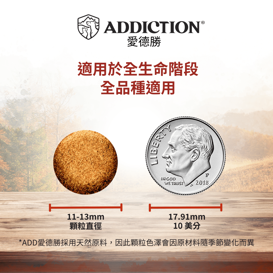 珍島系列森林紅肉犬糧1.8kg，9kg - WI79205 - ADDICTION愛德勝