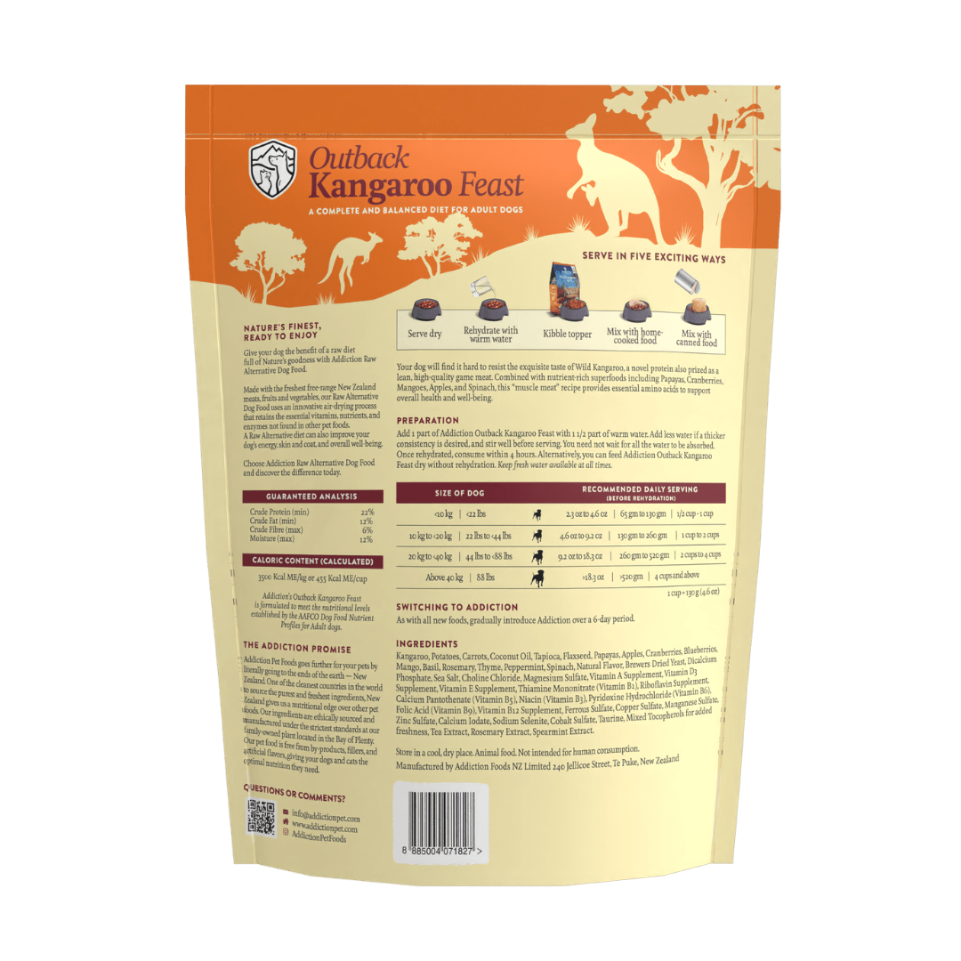 澳洲袋鼠饗宴風乾犬糧910g - AF71827 - ADDICTION愛德勝