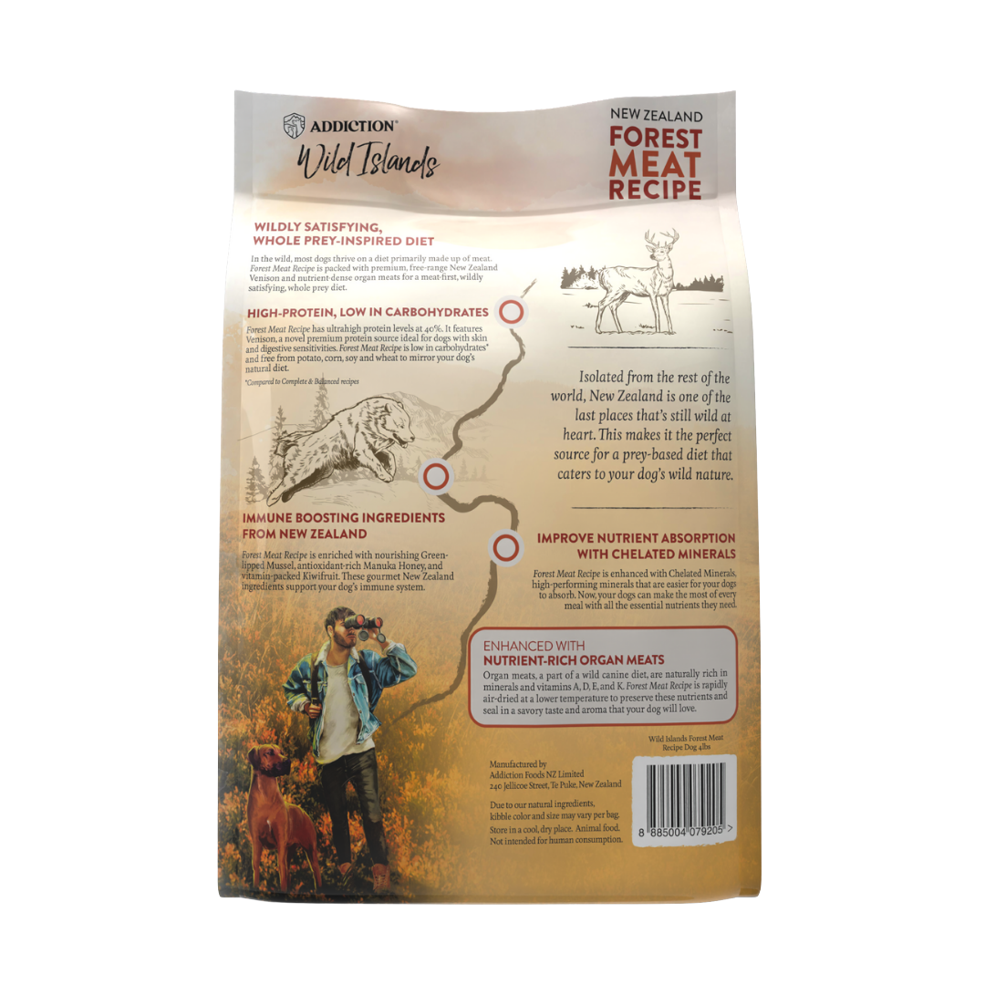 珍島系列森林紅肉犬糧1.8kg，9kg