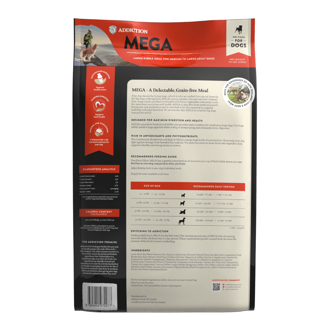 MEGA全齡犬糧 9kg、20kg - AF72084 - ADDICTION愛德勝
